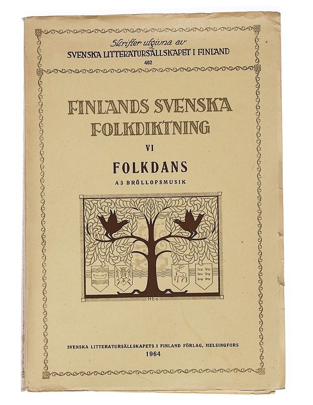 Finlands svenska folkdiktnig - - Musiikki- ja elokuvakirjat - 10105461395 - 0