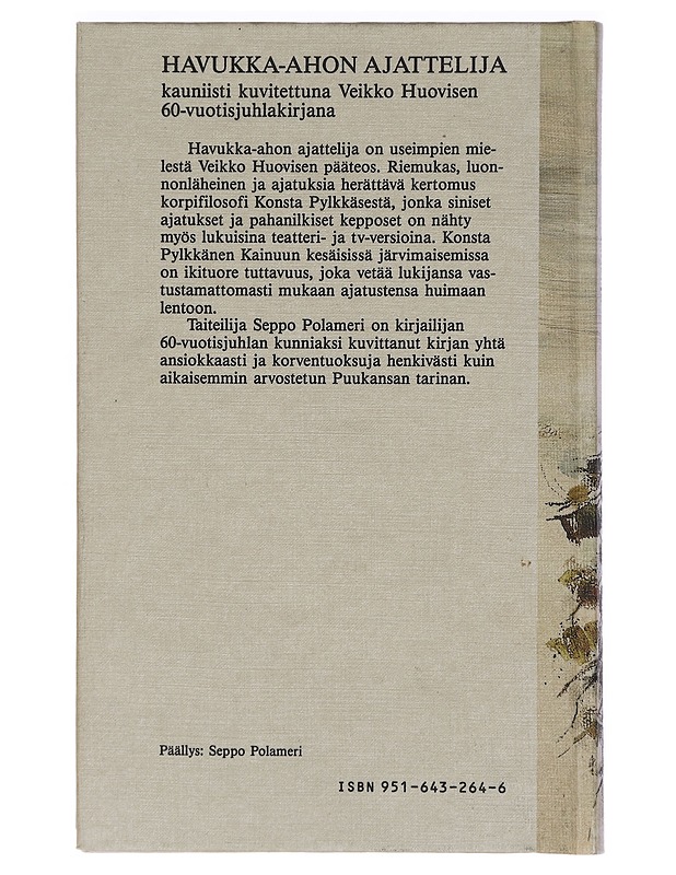 Havukka-ahon ajattelija - Veikko Huovinen - Kaunokirjallisuus - 10105461438 - 1