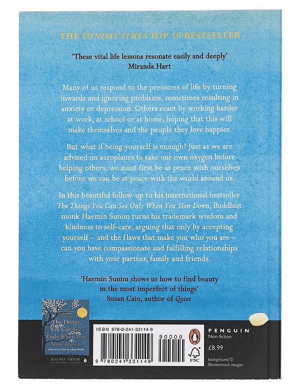 Love for imperfect things : how to accept yourself in a world striving for perfection - Sunim, Haemin - Hyvinvointikirjat - 10105461442 - 1