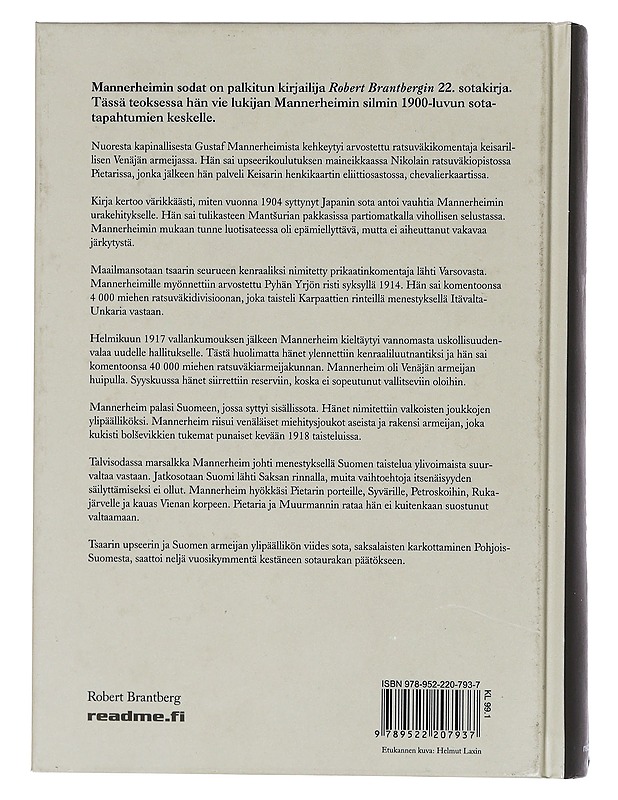 Mannerheimin sodat - Robert Brantberg - Elämäkerrat ja muistelmat - 10105461468 - 1