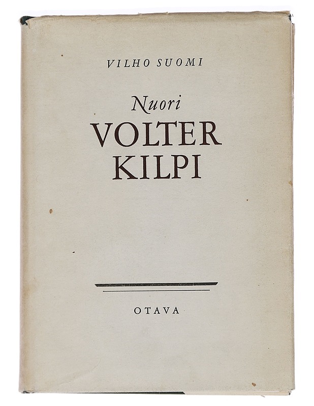 Nuori Volter Kilpi - Suomi, Vilho - Elämäkerrat ja muistelmat - 10105461485 - 0