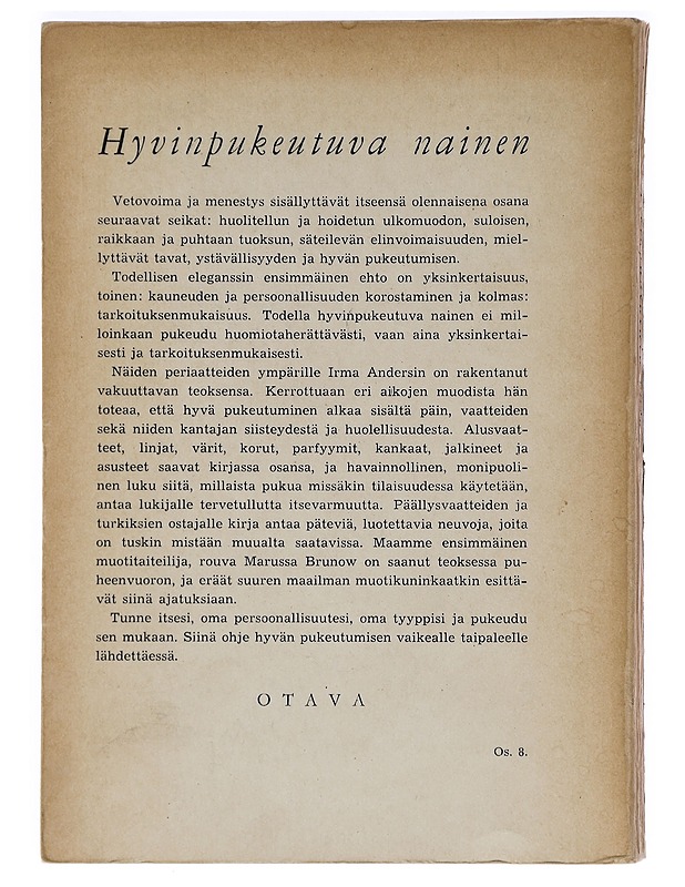 Hyvinpukeutuva nainen: maailman muotialan suurten ohjeita ja neuvoja eleganssia tavoitteleville - Tietokirjat ja oppaat - 10105461483 - 1