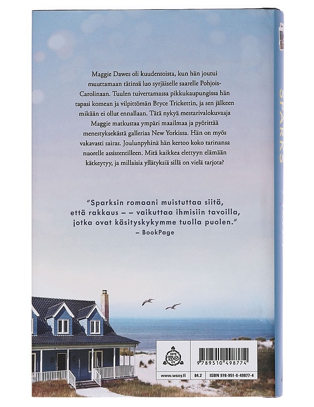 Toive - Sparks, Nicholas - Romaanit ja novellit - 10105461500 - 1