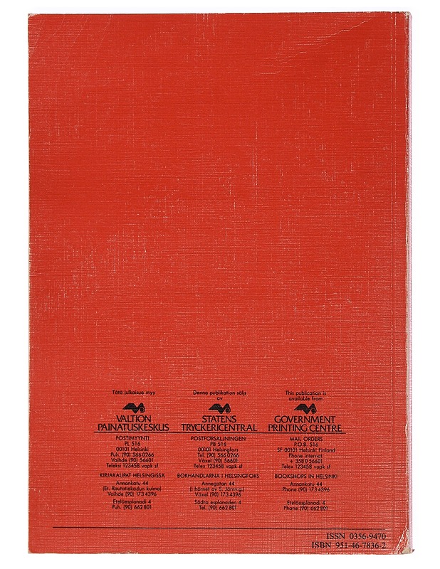 Uhanalaisten eläinten ja kasvien suojelutoimikunnan mietintö : osa 3 - Tietokirjat ja oppaat - 10105461503 - 1