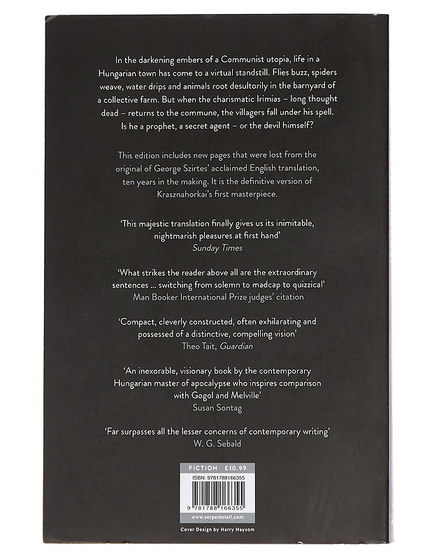 Satantango - Krasznahorkai, László - Romaanit ja novellit - 10105461518 - 1