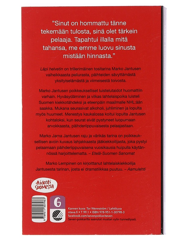 Läpi helvetin / Marko Jantusen tarina - Marko Lempinen - Elämäkerrat ja muistelmat - 10105461527 - 1