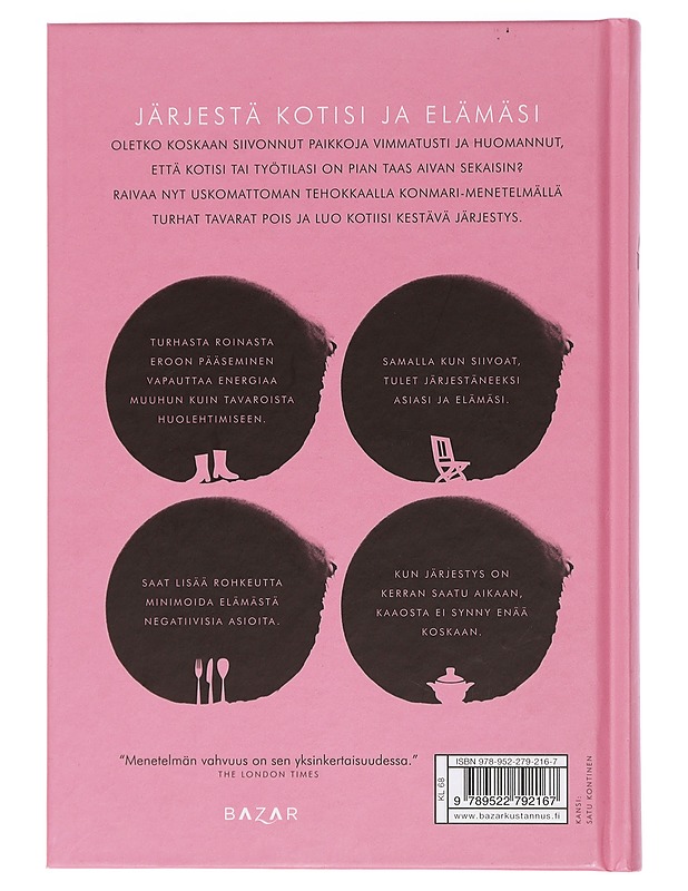 KonMari : siivouksen elämänmullistava taika - Kondo, Marie - Tietokirjat ja oppaat - 10105461549 - 1