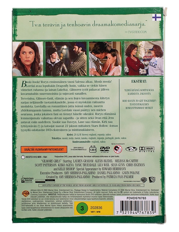 Gilmoren tytöt: kausi 4 - DVD - DVD-elokuvat - 10105461585 - 1