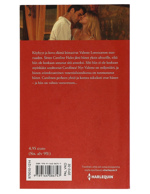 Venetsialainen vastaveto - Graham, Lynne - Romaanit ja novellit - 10105461641 - 1