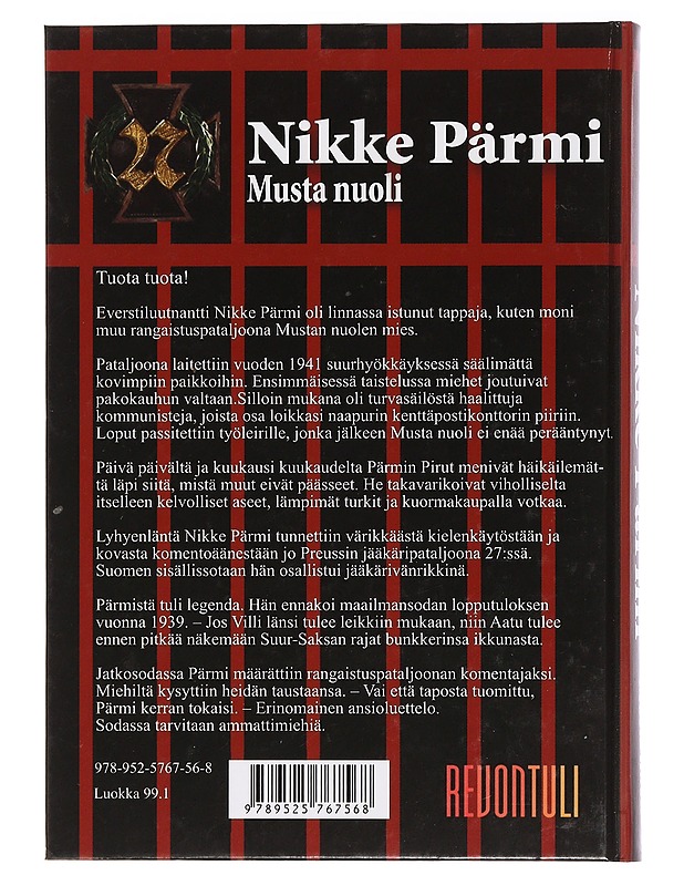 Nikke Pärmi : Musta nuoli - Robert Brantberg - Elämäkerrat ja muistelmat - 10105461697 - 1