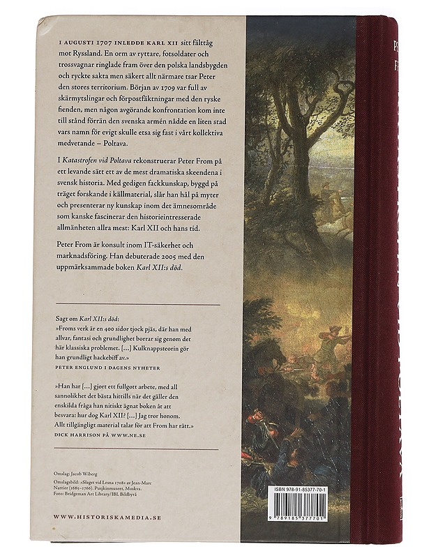 Katastrofen vid Poltava : Karl XII:s ryska fälttåg 1707-1709 - Peter From - Historiakirjat - 10105461704 - 1