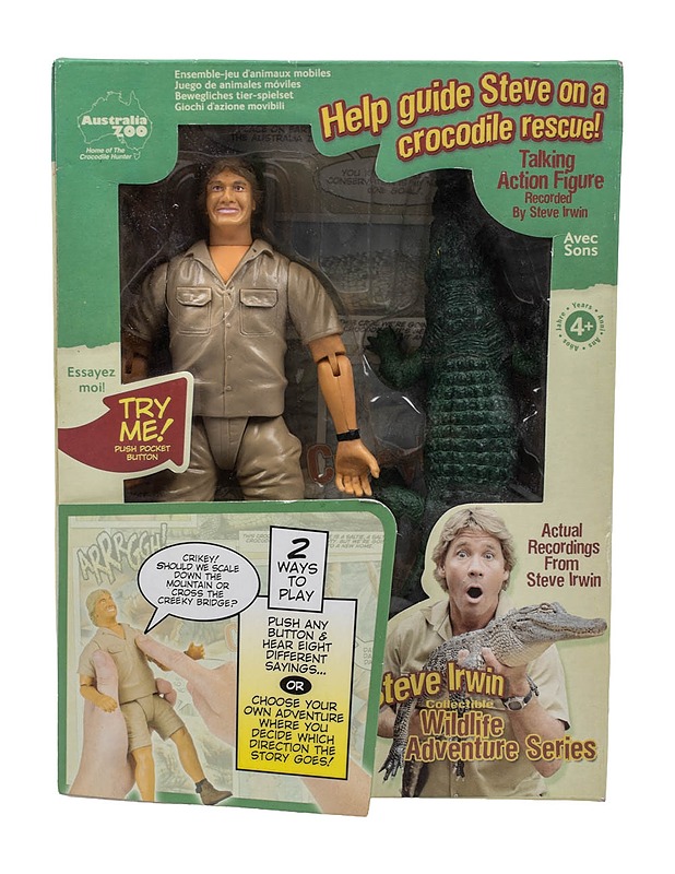 WILD REPUBLIC Wildlife Adventure Steve Irwin - Puhuva toimintafiguurisetti - Lasten lelut - 10105461726 - 0