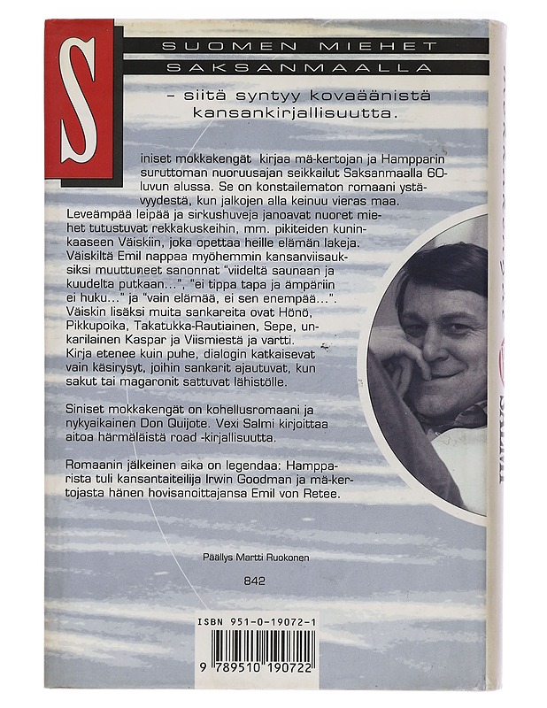 Siniset mokkakengät : romaani - Vexi Salmi - Romaanit ja novellit - 10105461736 - 1