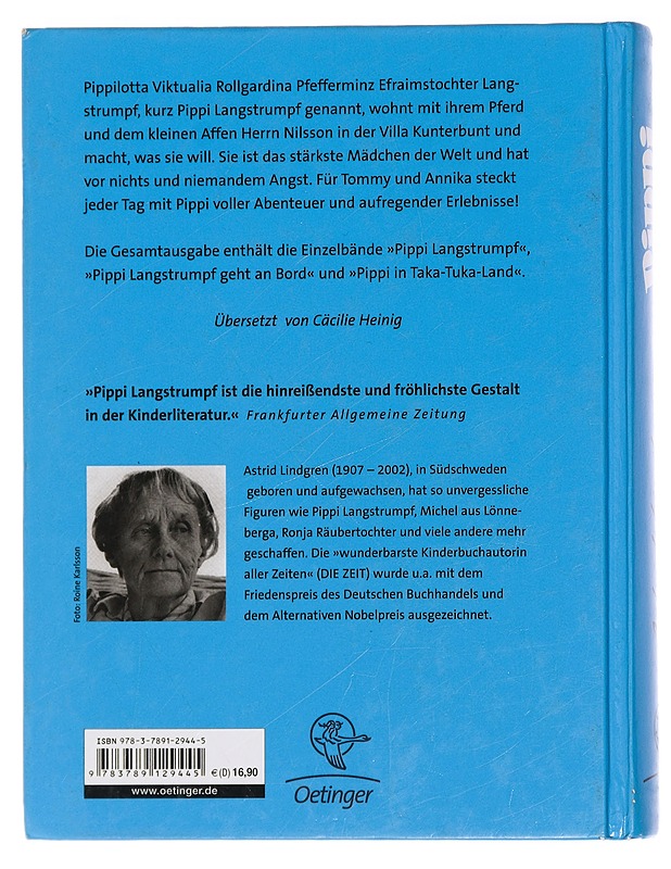 Pippi Langstrumpf - Lindgren, Astrid - Romaanit ja novellit - 10105461756 - 1