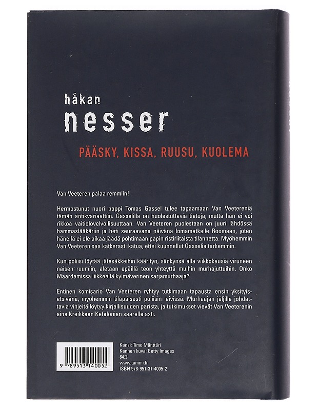 Pääsky, kissa, ruusu, kuolema : rikosromaani - Nesser, Håkan - Jännitys ja dekkarit - 10105461796 - 1