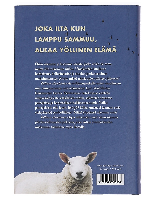 Yöllinen elämämme : miksi näemme unia? - Anna Tommola - Tietokirjat ja oppaat - 10105461799 - 1