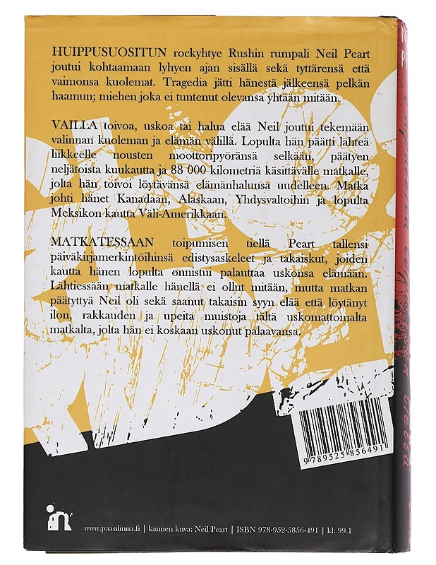 Ghost rider : taipaleita toipumisen tiellä - Peart, Neil - Elämäkerrat ja muistelmat - 10105461815 - 1