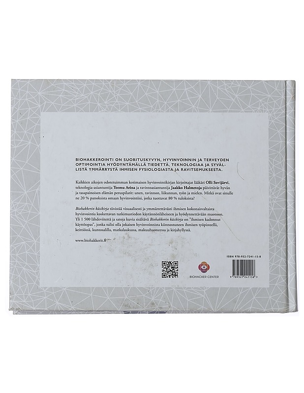 Biohakkerin käsikirja : päivitä itsesi ja vapauta sisäinen potentiaalisi - Sovijärvi, Olli - Tietokirjat ja oppaat - 10105461819 - 1