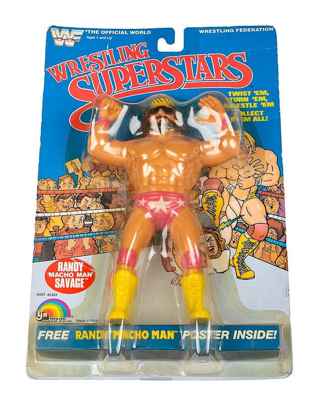 LJN TOYS LTD WWF WRESTLING SUPERSTARS "Macho Man" Randy Savage toimintafiguuri - Lasten lelut - 10105461876 - 0