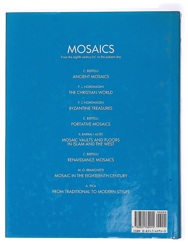 Mosaics - Barral i Altet, Xavier - Historiakirjat - 10105461967 - 1