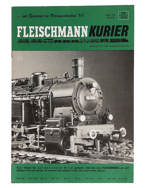 Fleischmann Kurier 72 IV/78 - Lehdet - 10105462005 - 0