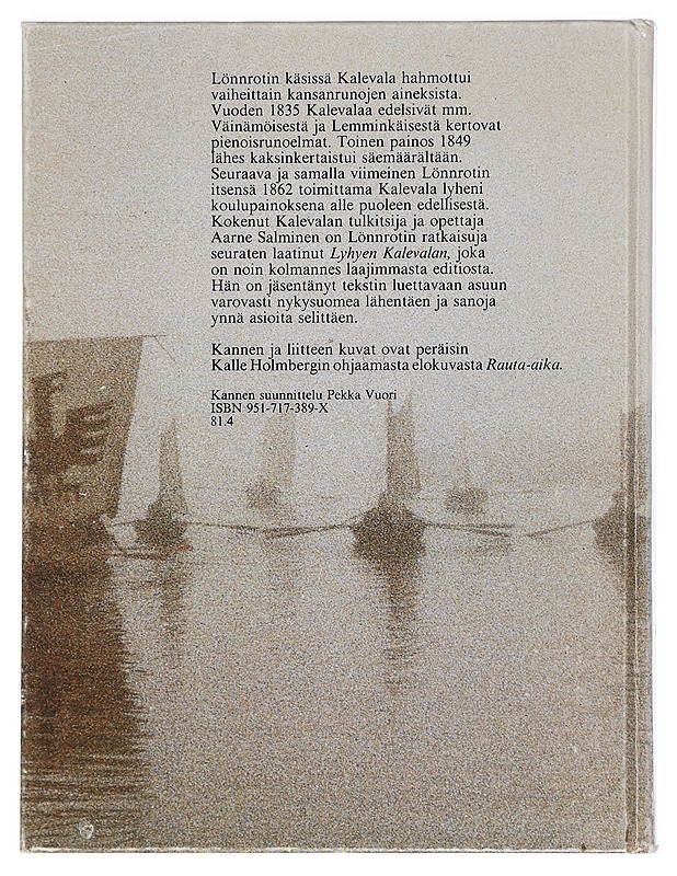 Lyhyt Kalevala - Lönnrot, Elias - Runot ja näytelmät - 10105462024 - 1