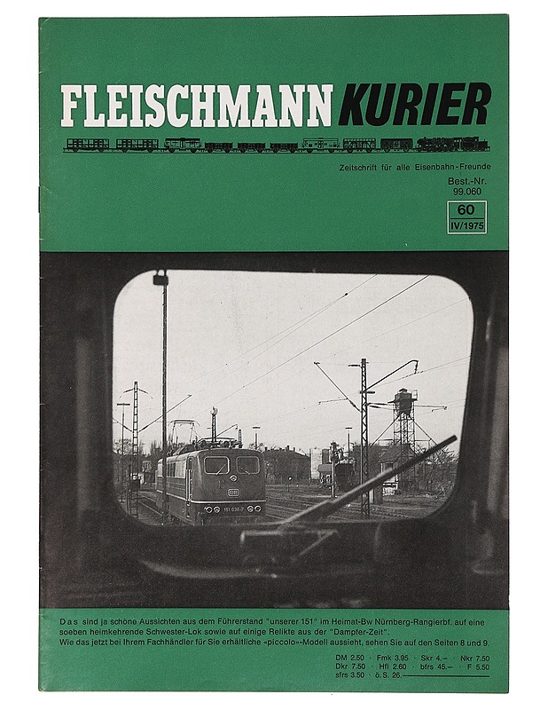 Fleischmann Kurier 60 IV/1975 - Lehdet - 10105462013 - 0