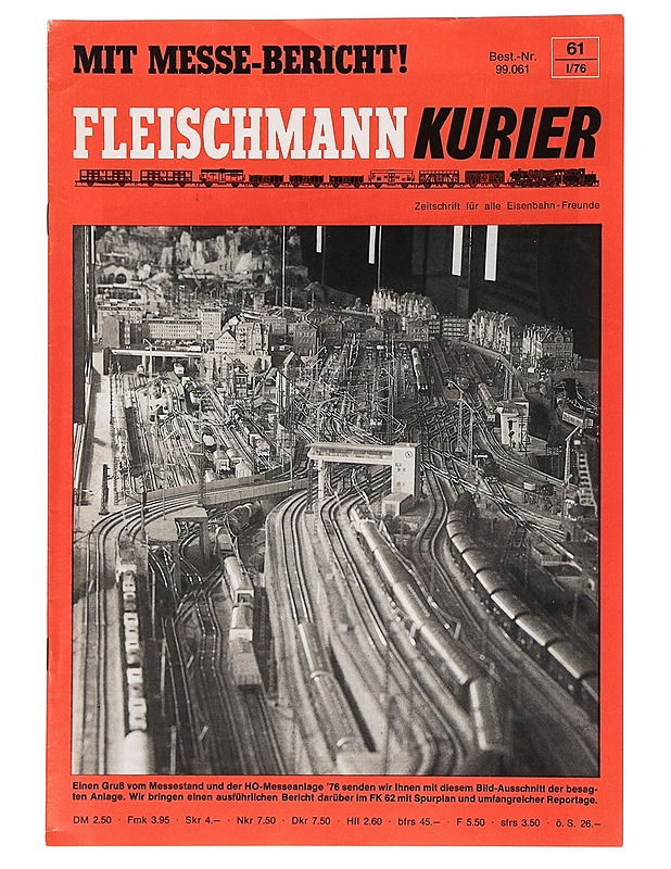 Fleischmann Kurier 61 I/76 - Lehdet - 10105462016 - 0
