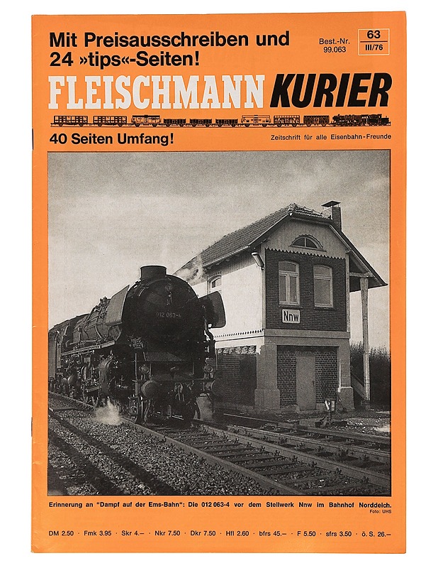 Fleischmann Kurier 63 III/76 - Lehdet - 10105462023 - 0