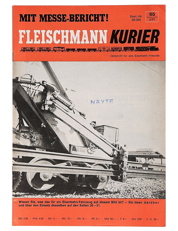 Fleischmann Kurier 65 I/77 - Lehdet - 10105462029 - 0