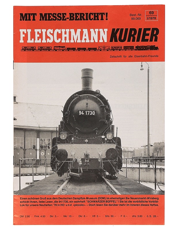 Fleischmann Kurier 69 I/1978 - Lehdet - 10105462042 - 0