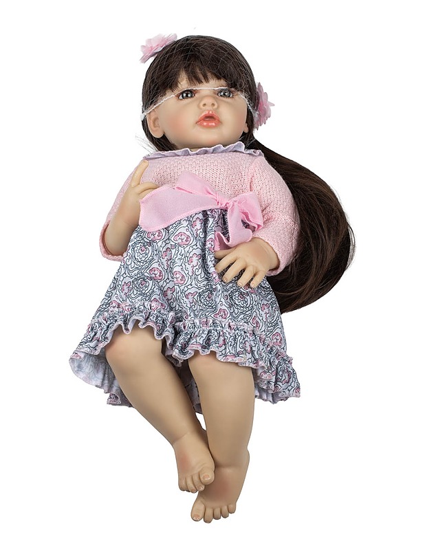 Uudelleensyntynyt silikoninen vauvanukke - Lasten lelut - 10105462104 - 0