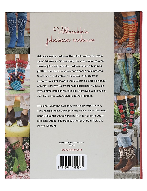 Suuri suomalainen toivesukkakirja : sukat kaikilla mausteilla - Iivonen, Pirjo - Käsityökirjat - 10105462170 - 1
