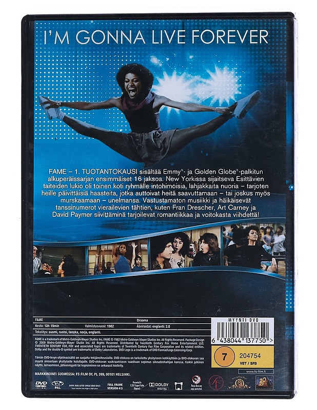 Fame: Ensimmäinen tuotantokausi - DVD - DVD-elokuvat - 10105462200 - 1