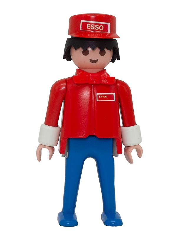 PLAYMOBIL Esso huoltoasematyöntekijä - Lasten lelut - 10105462199 - 0