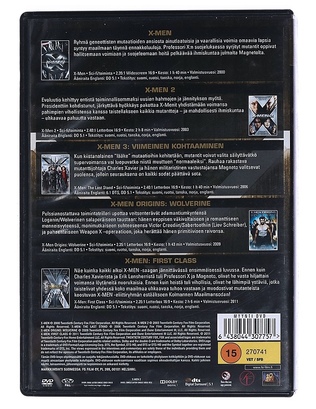 X-MEN Ultimate Collection - DVD - DVD-elokuvat - 10105462209 - 1