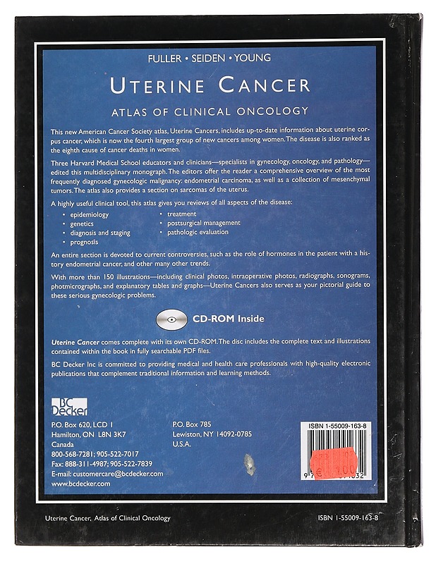 Uterine Cancer - Fuller, Arlan; Young, Robert H. ; Seiden, Michael V. - Tietokirjat ja oppaat - 10105462204 - 1