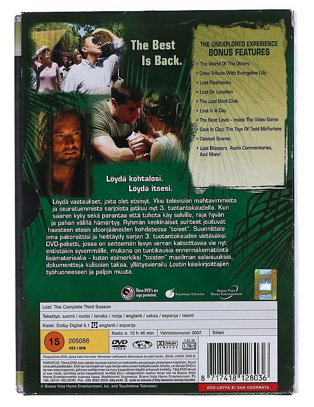LOST: Kolmas tuotantokausi - DVD - DVD-elokuvat - 10105462215 - 1