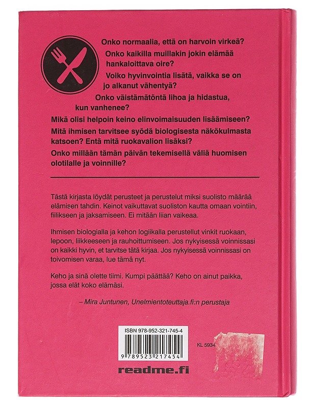 Kehon korjausopas : ohituskaista terveeseen suolistoon ja energiseen elämään - Puro, Mira - Hyvinvointikirjat - 10105462220 - 1