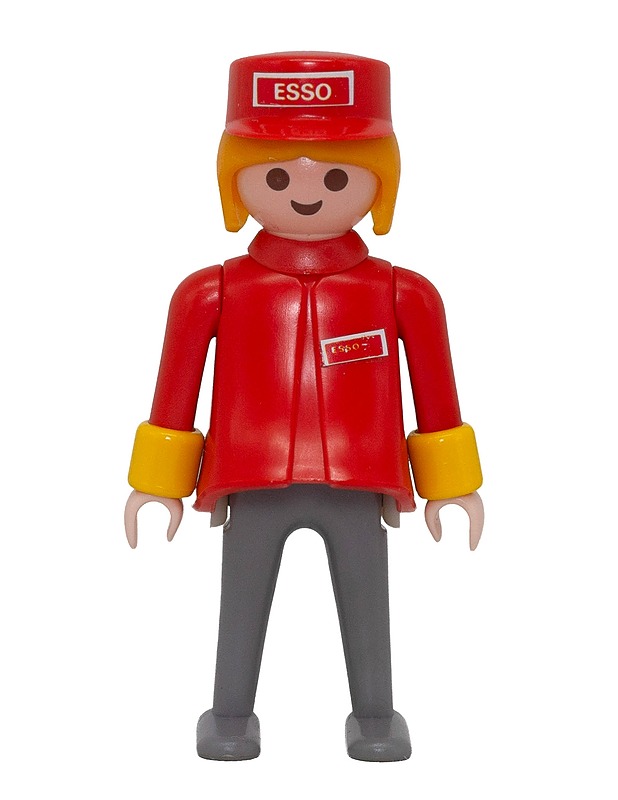 PLAYMOBIL Esso huoltoaseman työntekijä lelufiguuri - Lasten lelut - 10105462234 - 0