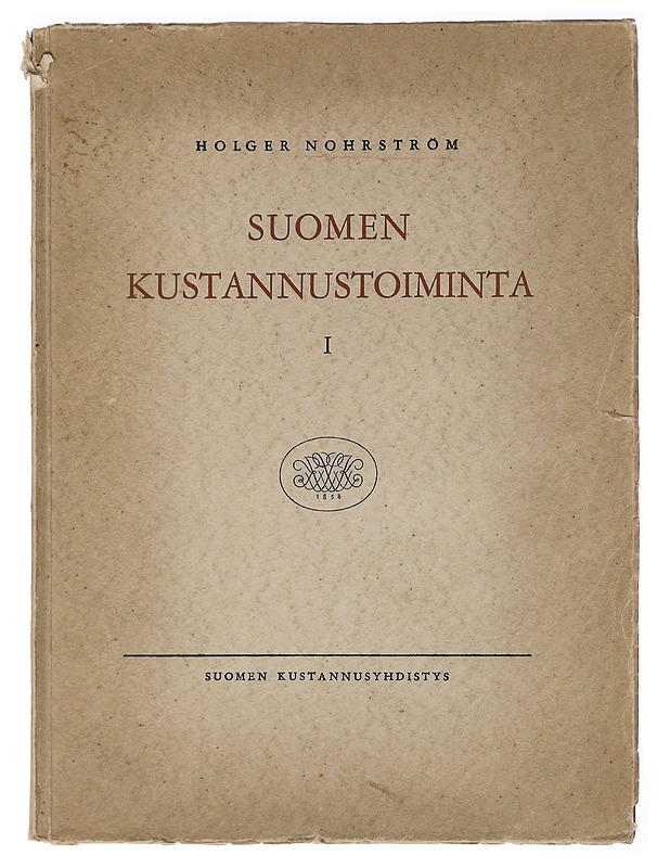 Suomen kustannustoiminta I- Nohrström, Holger - Tietokirjat ja oppaat - 10105462254 - 0