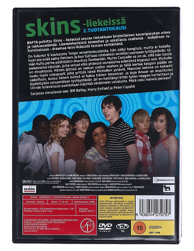 Skins Liekeissä: Toinen tuotantokausi - DVD - DVD-elokuvat - 10105462258 - 1