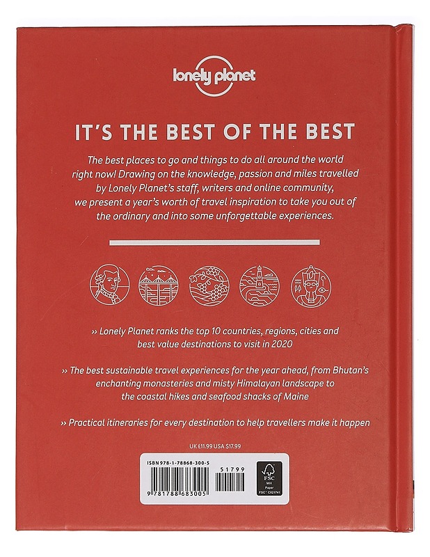 Lonely Planet : Best in Travel 2020 - Blair Bridget - Tietokirjat ja oppaat - 10105462271 - 1