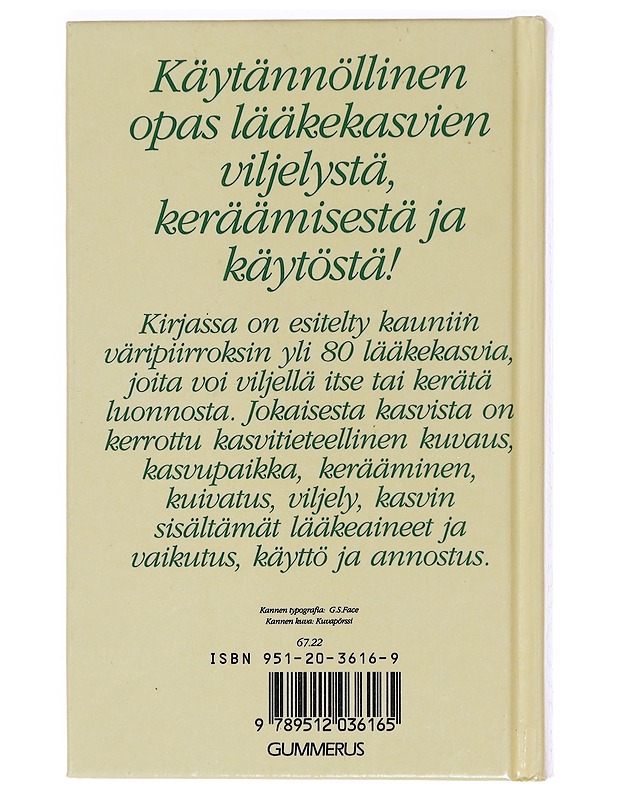 Lääkekasveja luonnosta ja puutarhasta - Kresanek, Jaroslav - Tietokirjat ja oppaat - 10105462275 - 1