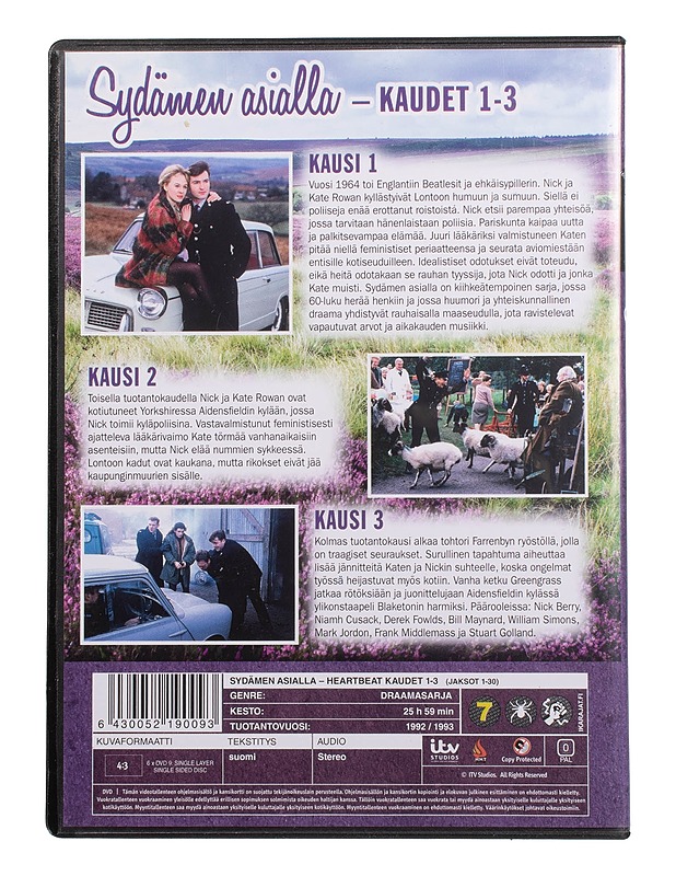 Sydämen asialla 1-3. kausi - DVD - DVD-elokuvat - 10105462283 - 1