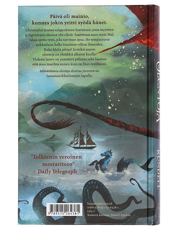 Mahdottomia olentoja - Rundell, Katherine - Lastenkirjat - 10105462306 - 1