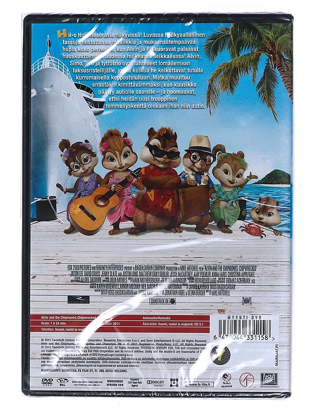 Alvin ja Pikkuoravat 3 - DVD - DVD-elokuvat - 10105462308 - 1