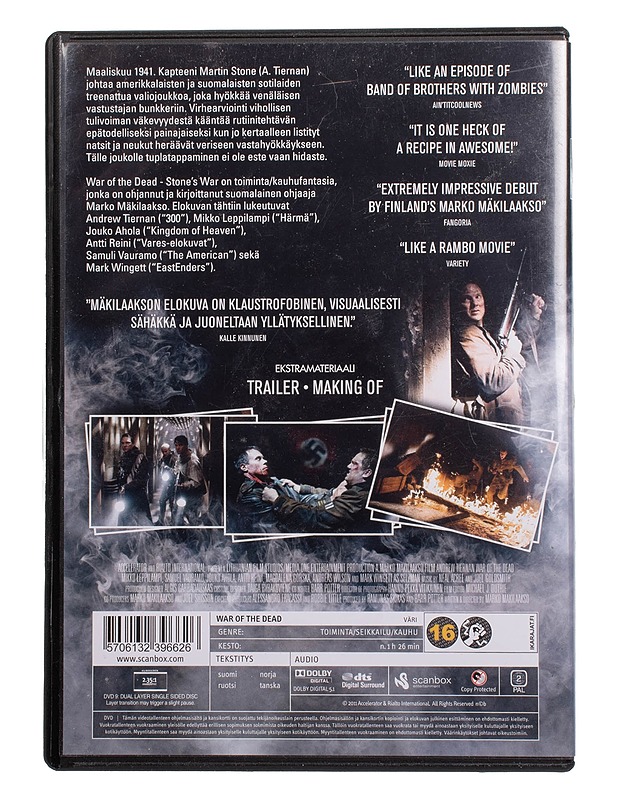 War of the Dead : Stone's War - DVD - DVD-elokuvat - 10105462356 - 1