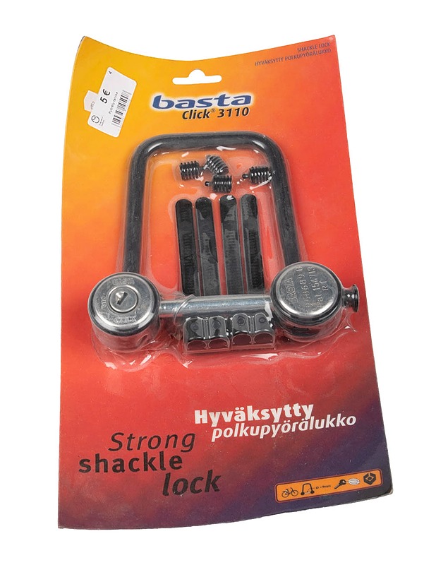 BASTA Click 3110 polkupyörälukko - Muut urheiluvälineet ja vapaa-aika - 10105462358 - 0
