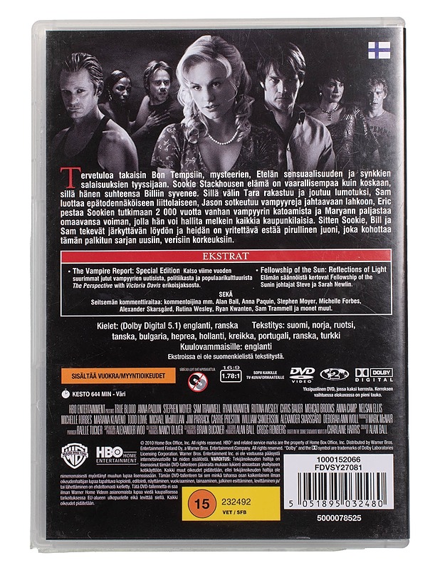 True Blood: 2. Tuotantokausi - DVD - DVD-elokuvat - 10105462368 - 1
